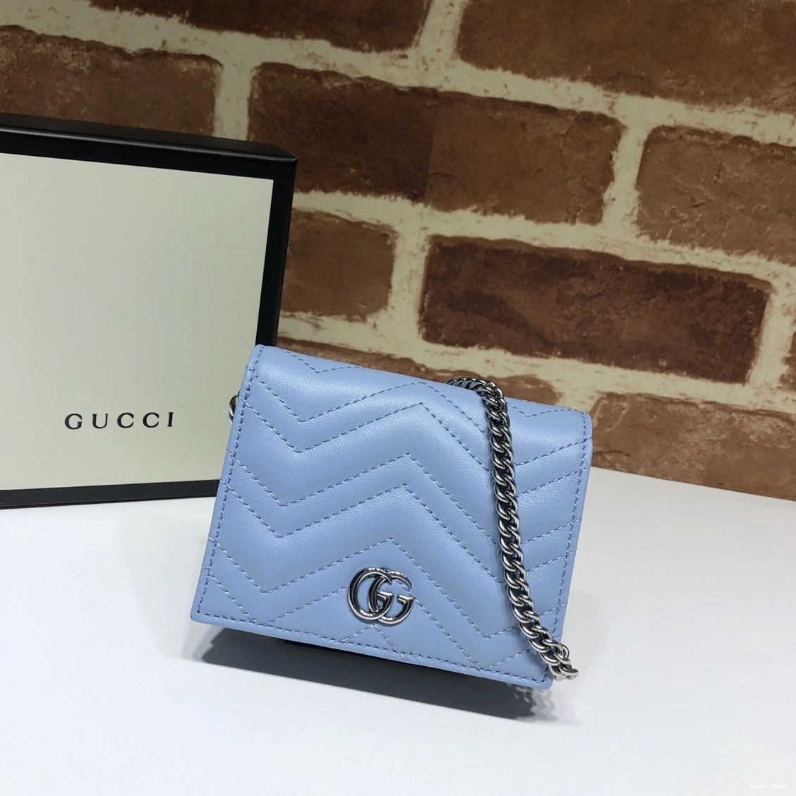 Hyperpeter Marmont wallet GUCCI chain GG 0728